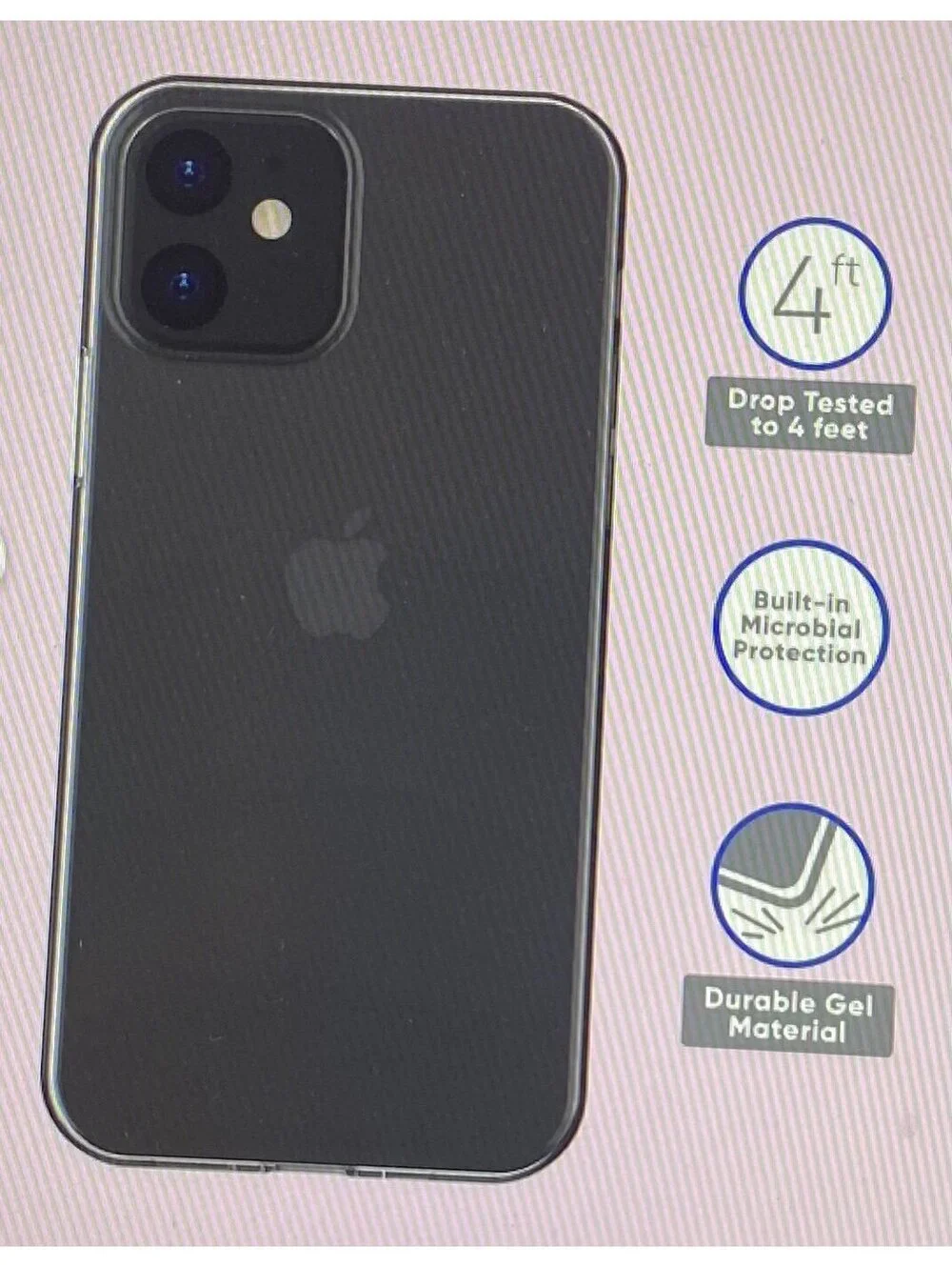 Case for iPhone 12/12 Pro Clear